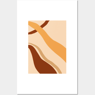 Abstract Earth Tones 3.7 Posters and Art